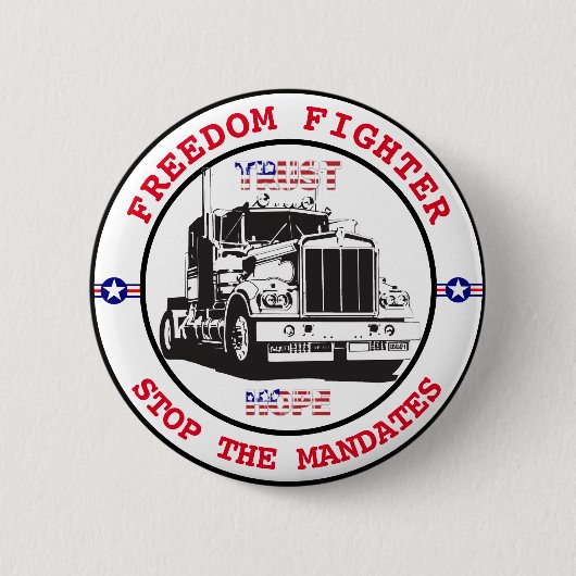 Freedom Fighter Semi Button (Vorderseite)