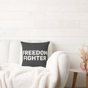 FREEDOM FIGHTER T - Shirt Kissen