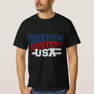 Freedom Fighters USA Patriotic T - Shirt - America