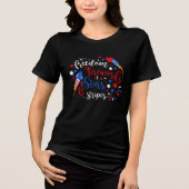FREEDOM FIREWORKS STARTEN & STRIPES Patriotic Tri-Blend Shirt (Vorderseite)