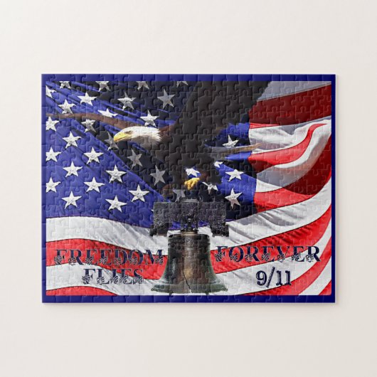 Freedom Flies Forever 9/11 Puzzle (Horizontal)