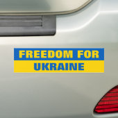 FREEDOM FOR UKRAINE AUTOAUFKLEBER (Auf Auto)