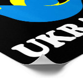 Freedom For Ukraine Support Ukrainian  Poster (Ecke)