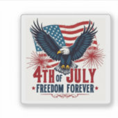 Freedom Forever USA Aufkleber (Vorderseite)