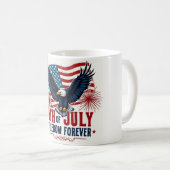 Freedom Forever USA Tasse (VorderseiteRechts)
