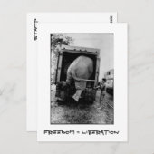 Freedom = Freiheit Postkarte (Vorne/Hinten)