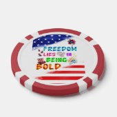 Freedom Gaming liegt darin, mutig zu sein Pokerchips (Einzeln)