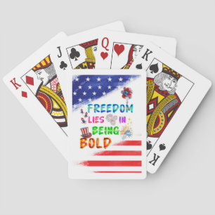 Freedom Gaming liegt darin, mutig zu sein Spielkarten
