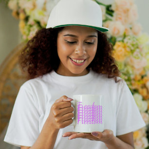 Freedom Gestapeltes Skript Kaffeetasse