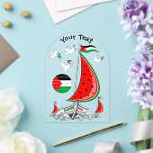 Freedom Global Sumud Flotilla Boats to Gaza Acryleinladungen (Insitu (Hochzeit))