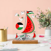 Freedom Global Sumud Flotilla Boats to Gaza Acrylschild (Hochzeit)