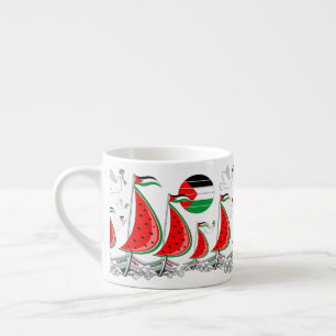 Freedom Global Sumud Flotilla Boats to Gaza Espressotasse