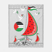 Freedom Global Sumud Flotilla Boats to Gaza Fleecedecke (Vorderseite)