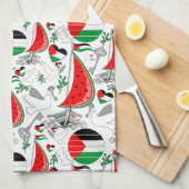 Freedom Global Sumud Flotilla Boats to Gaza Geschirrtuch (Viertel Falte)