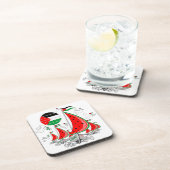 Freedom Global Sumud Flotilla Boats to Gaza Getränkeuntersetzer (Rechte Seite)