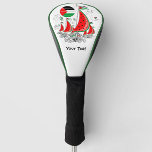 Freedom Global Sumud Flotilla Boats to Gaza Golf Headcover