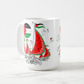 Freedom Global Sumud Flotilla Boats to Gaza Kaffeetasse (Vorderseite Links)