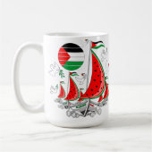 Freedom Global Sumud Flotilla Boats to Gaza Kaffeetasse (Links)