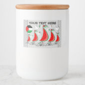 Freedom Global Sumud Flotilla Boats to Gaza Lebensmitteletikett (Vorderseite)