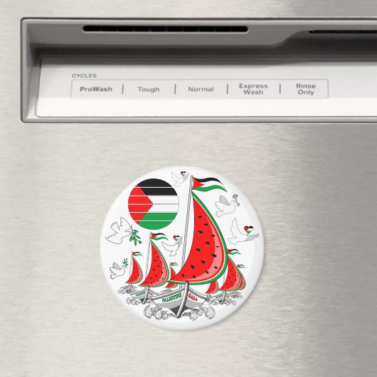 Freedom Global Sumud Flotilla Boats to Gaza Magnet (In Situ (Geschirrspüler))