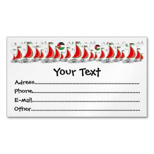 Freedom Global Sumud Flotilla Boats to Gaza Magnetische Visitenkarte