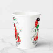 Freedom Global Sumud Flotilla Boats to Gaza Pappbecher (Rechts)