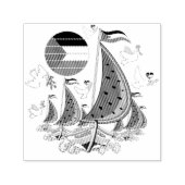 Freedom Global Sumud Flotilla Boats to Gaza Permastempel (Design)