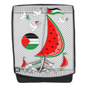 Freedom Global Sumud Flotilla Boats to Gaza Rucksack (Vorderseite)