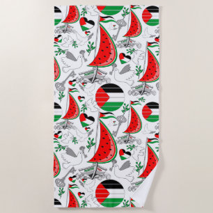 Freedom Global Sumud Flotilla Boats to Gaza Strandtuch