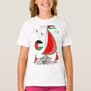 Freedom Global Sumud Flotilla Boats to Gaza T-Shirt