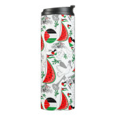 Freedom Global Sumud Flotilla Boats to Gaza Thermosbecher (Nach links gedreht)