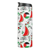 Freedom Global Sumud Flotilla Boats to Gaza Thermosbecher (Nach rechts gedreht)