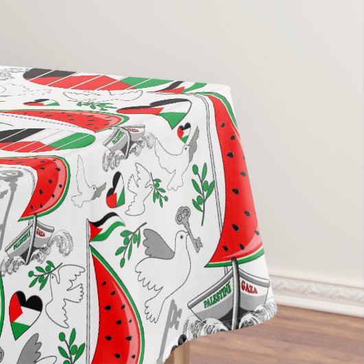 Freedom Global Sumud Flotilla Boats to Gaza Tischdecke (Beispiel)