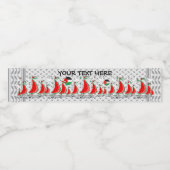 Freedom Global Sumud Flotilla Boats to Gaza Wasserflaschenetikett (Einzelnes Label)