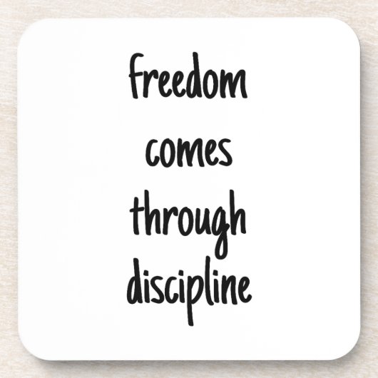 Freedom Hard Plastic Untersetzer (Vorderseite)