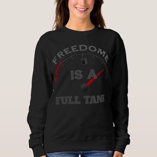 Freedom is a full tank Motorcycle and Biker (Vorderseite)