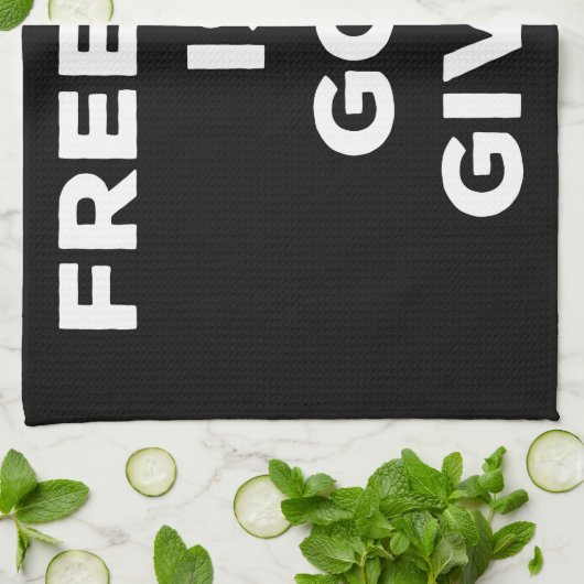 Freedom Is God Given Geschirrtuch (Gefaltet)