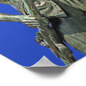 Freedom is not Free - Minuteman statue Poster (Ecke)