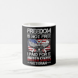 Freedom Isnt Free Veteran - American Eagle Kaffeetasse