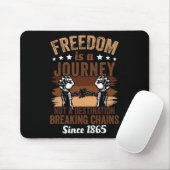 Freedom ist eine Reise nach 1865 in Afrika Mousepad (Mit Mouse)
