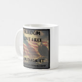 Freedom ist keine kostenlose Tasse (Vorderseite Links)