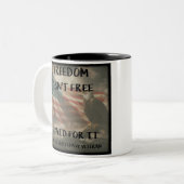 Freedom ist keine kostenlose Tasse der Marine (Vorderseite Links)