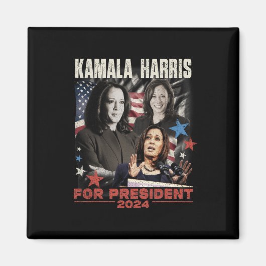 Freedom Kamala Harris 1 Magnet (Vorne)