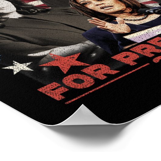 Freedom Kamala Harris 1 Poster (Ecke)