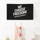 Freedom Kamala Harris 2024 Banner (Insitu)