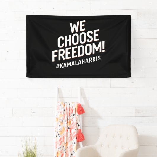 Freedom Kamala Harris 2024 Banner (Insitu)