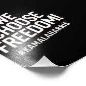 Freedom Kamala Harris 2024 Fotodruck (Ecke)