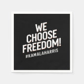 Freedom Kamala Harris 2024 Serviette (Vorderseite)