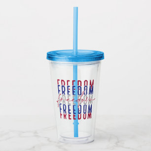 Freedom Kamala Harris Acryltrinkbecher