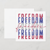 Freedom Kamala Harris Einladung (Vorne/Hinten)